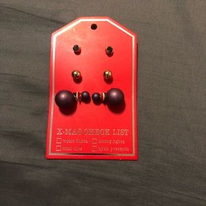 Macy’s studded earrings